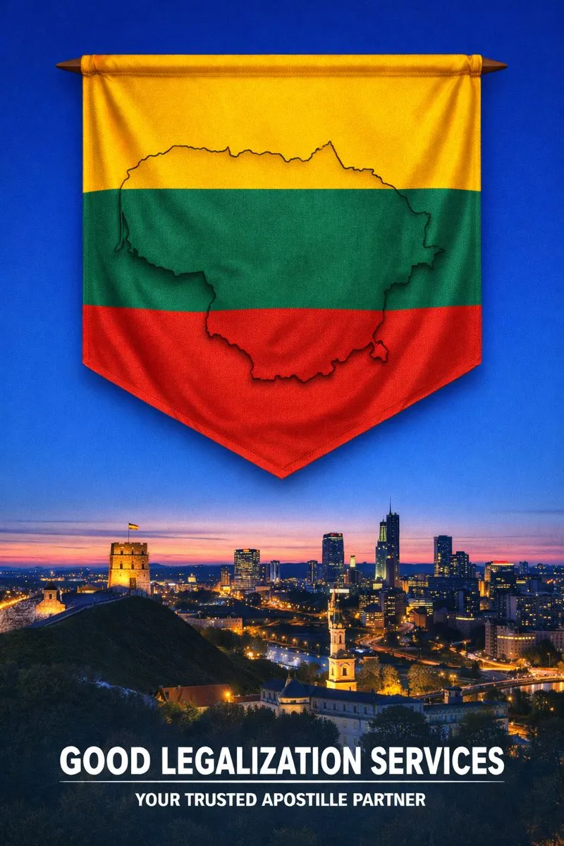 Lithuania Apostille Services in India – processed apostille document for official verification and legal acceptance
