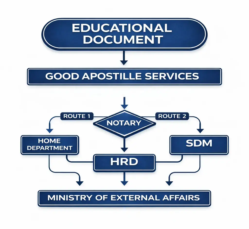 Educational Certificates MEA Apostille Procedure
