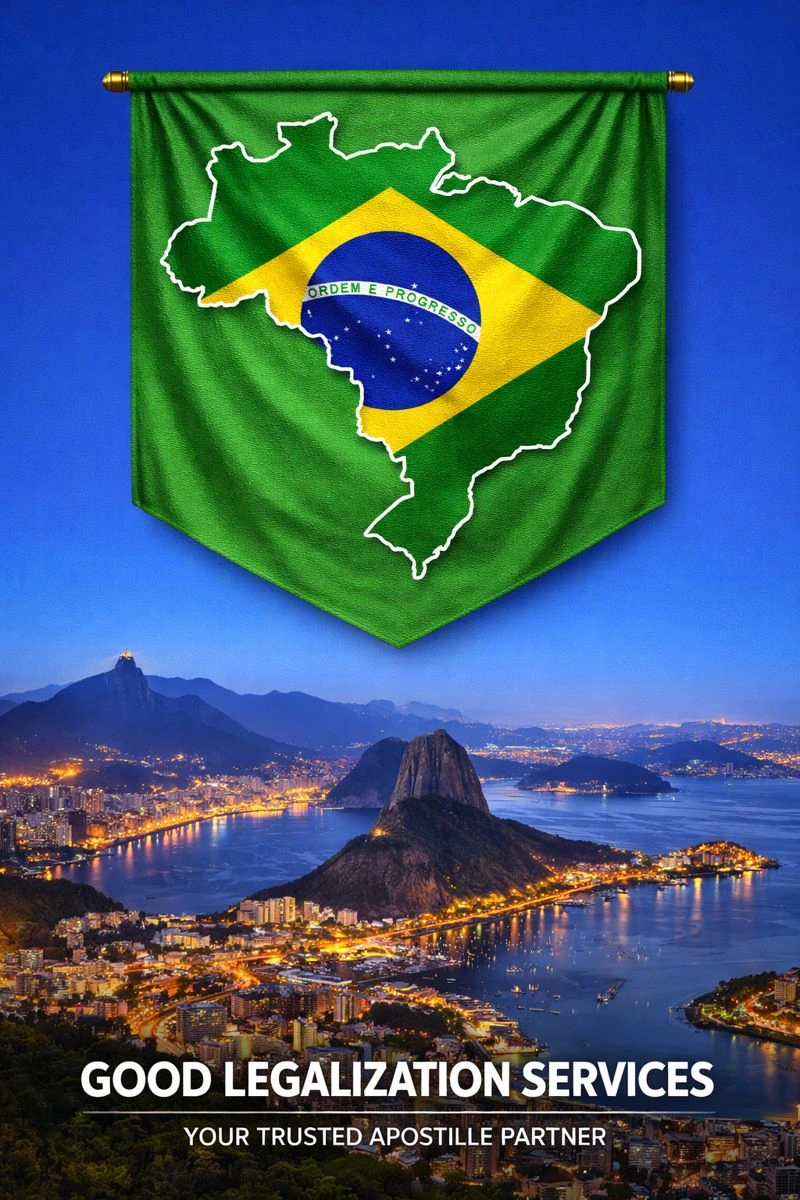 MEA Apostille for Brazil promotional banner representing official document authentication process