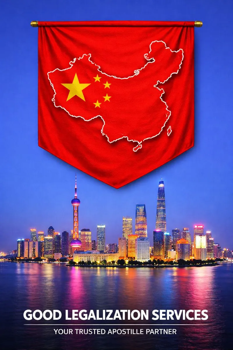 MEA Apostille for China banner representing document authentication and legalization process for international use