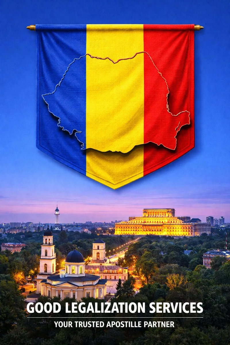 MEA Apostille for Romania document authentication stamp preview