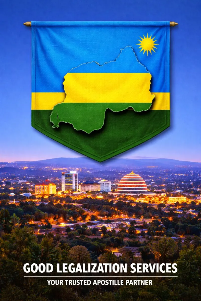 MEA Apostille for Rwanda document authentication stamp