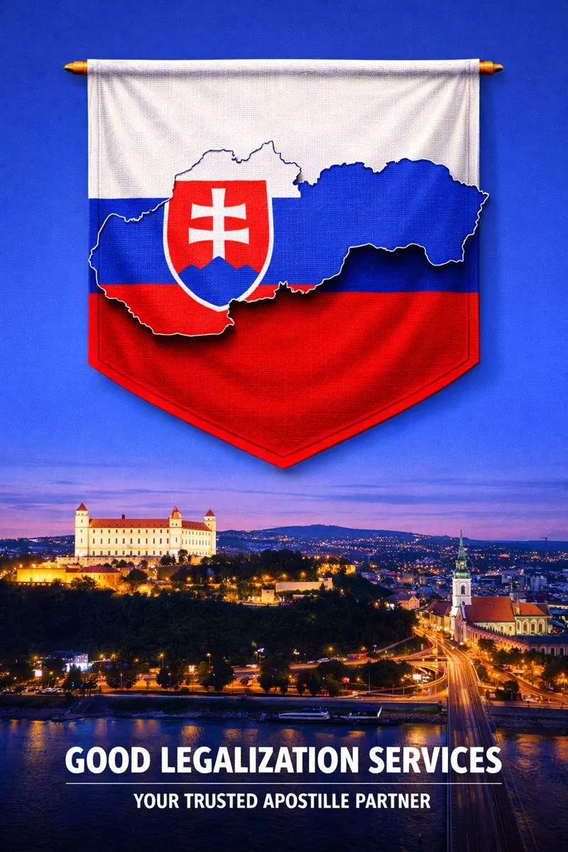 MEA Apostille for Slovakia document authentication seal