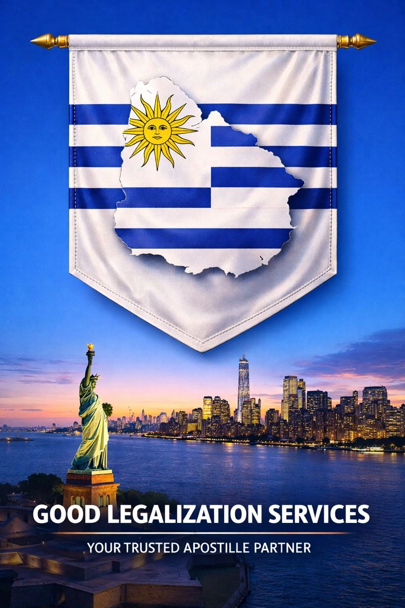 MEA Apostille for Uruguay official document apostille stamp preview