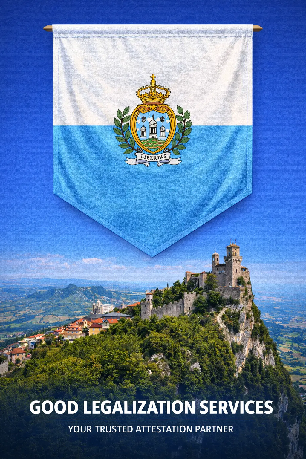 San Marino Embassy Attestation processed document ready for embassy verification and legalization