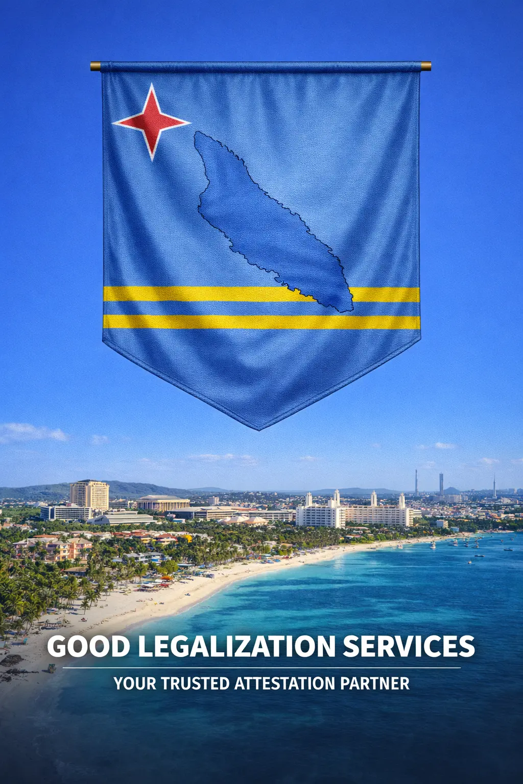 MEA Apostille for Aruba official document authentication stamp process