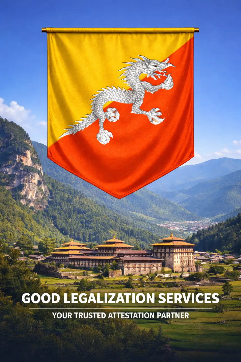 MEA Apostille for Bhutan document authentication stamp