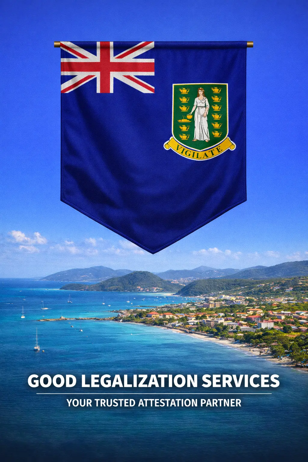 MEA Apostille for British Virgin document verification seal
