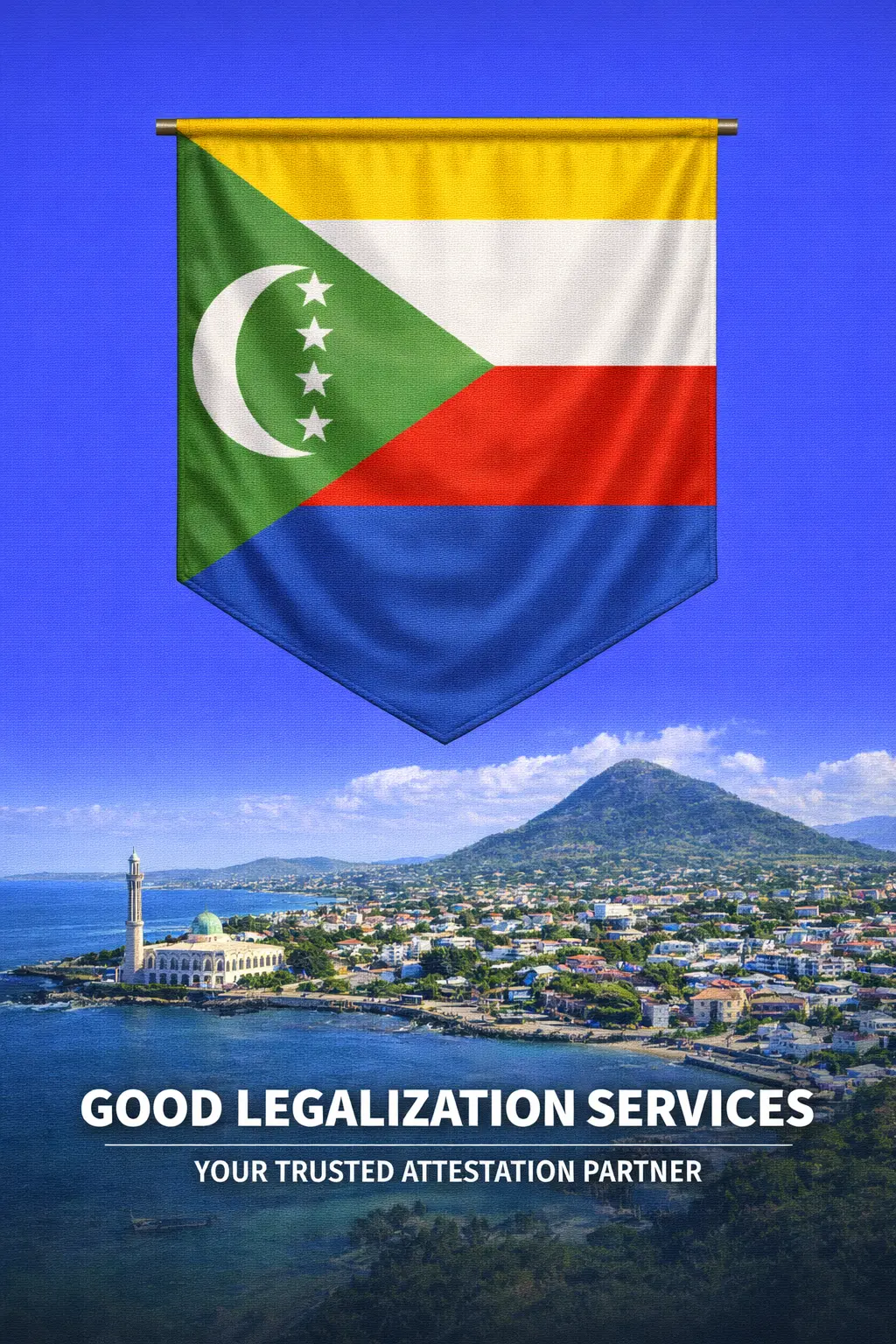 MEA Apostille for Comoros document authentication stamp