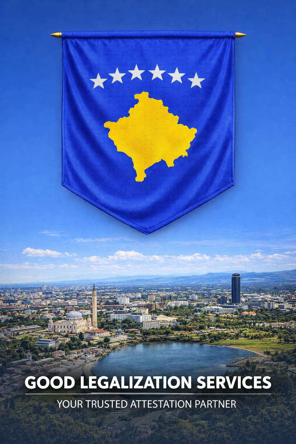 MEA Apostille for Kosovo document authentication stamp close-up