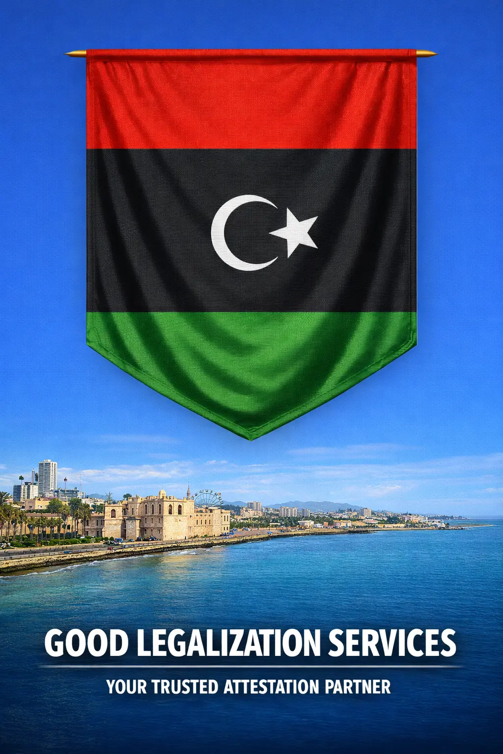 MEA Apostille for Libya official document authentication