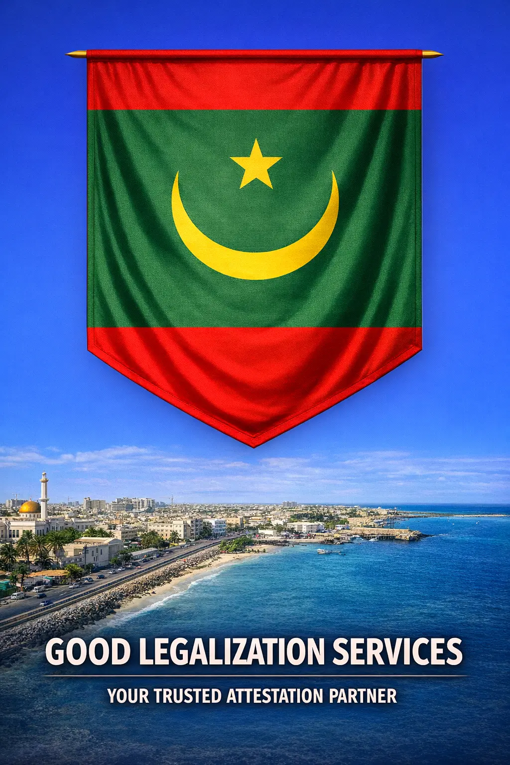MEA Apostille for Mauritania document authentication seal
