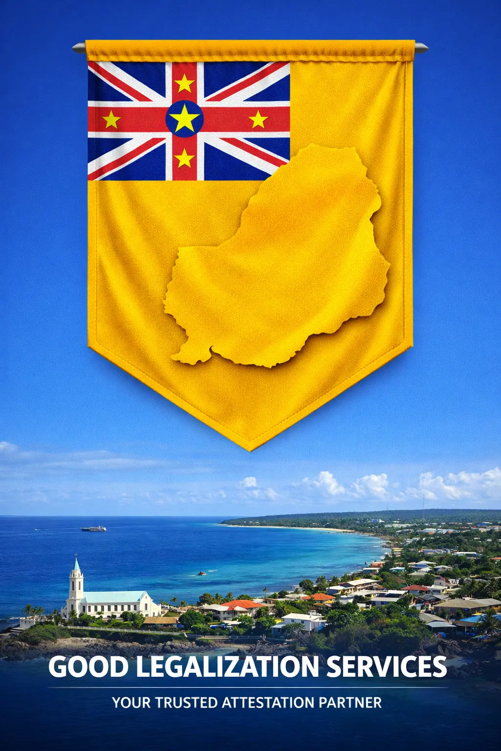 MEA Apostille for Niue document legalization stamp preview