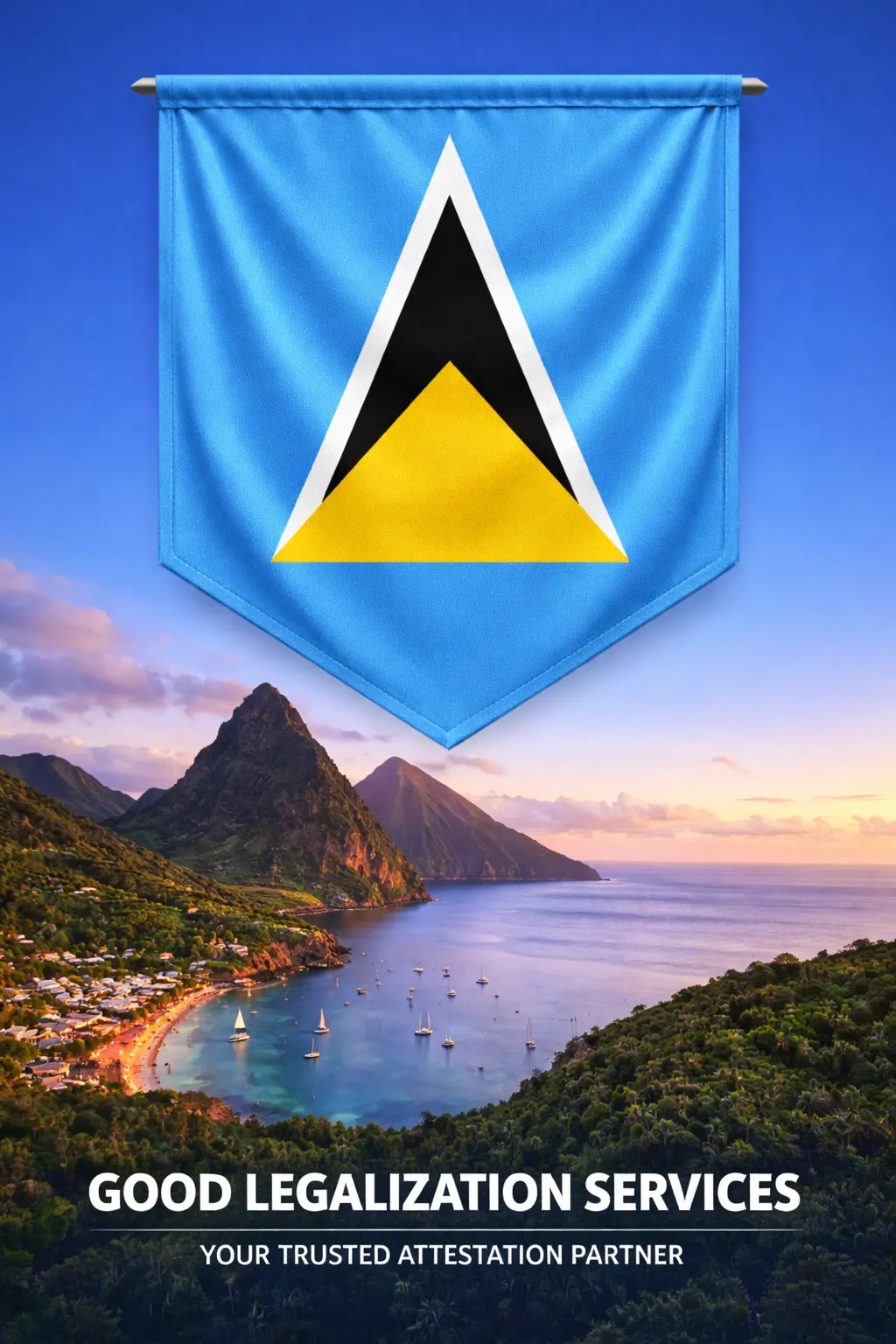 MEA Apostille for Saint Lucia document legalization image