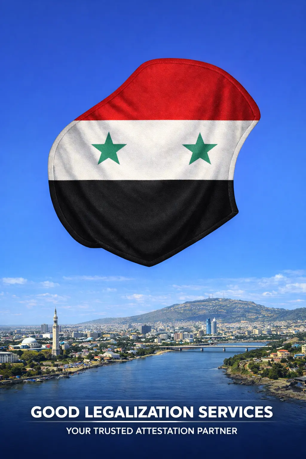 MEA Apostille for Syria document authentication stamp